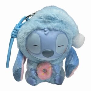 Miniso Stitch Eat Something Before Sleep Plush Pendant Sleepy Donut